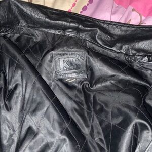KB Leather Black Quilted Men's Jackett